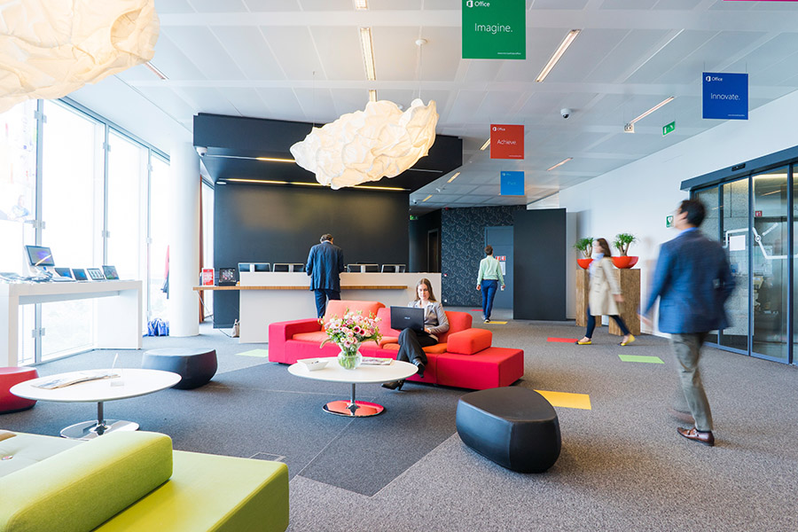 Hybrid working office
