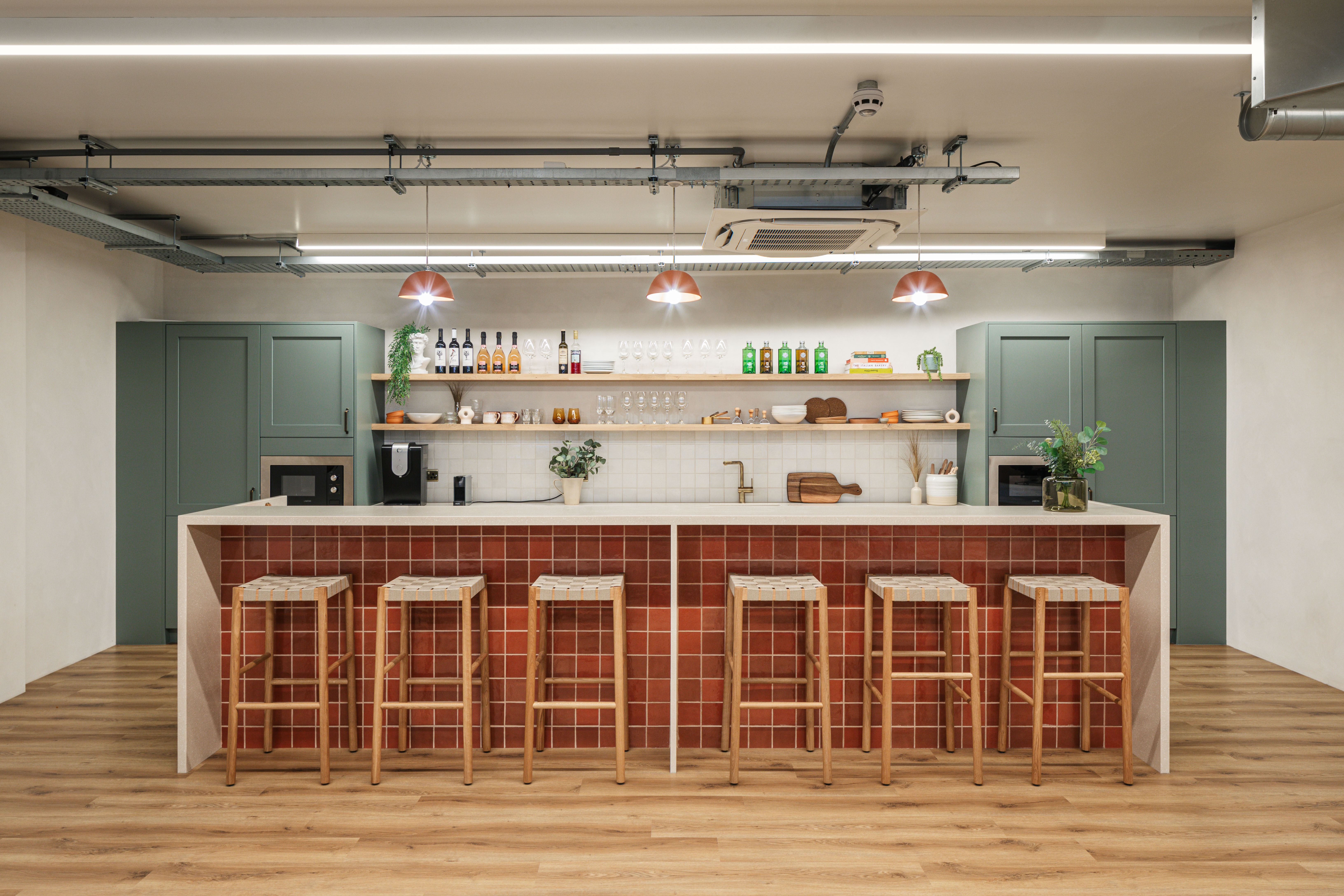 Office Kitchen Design for Pasta Evangelists
